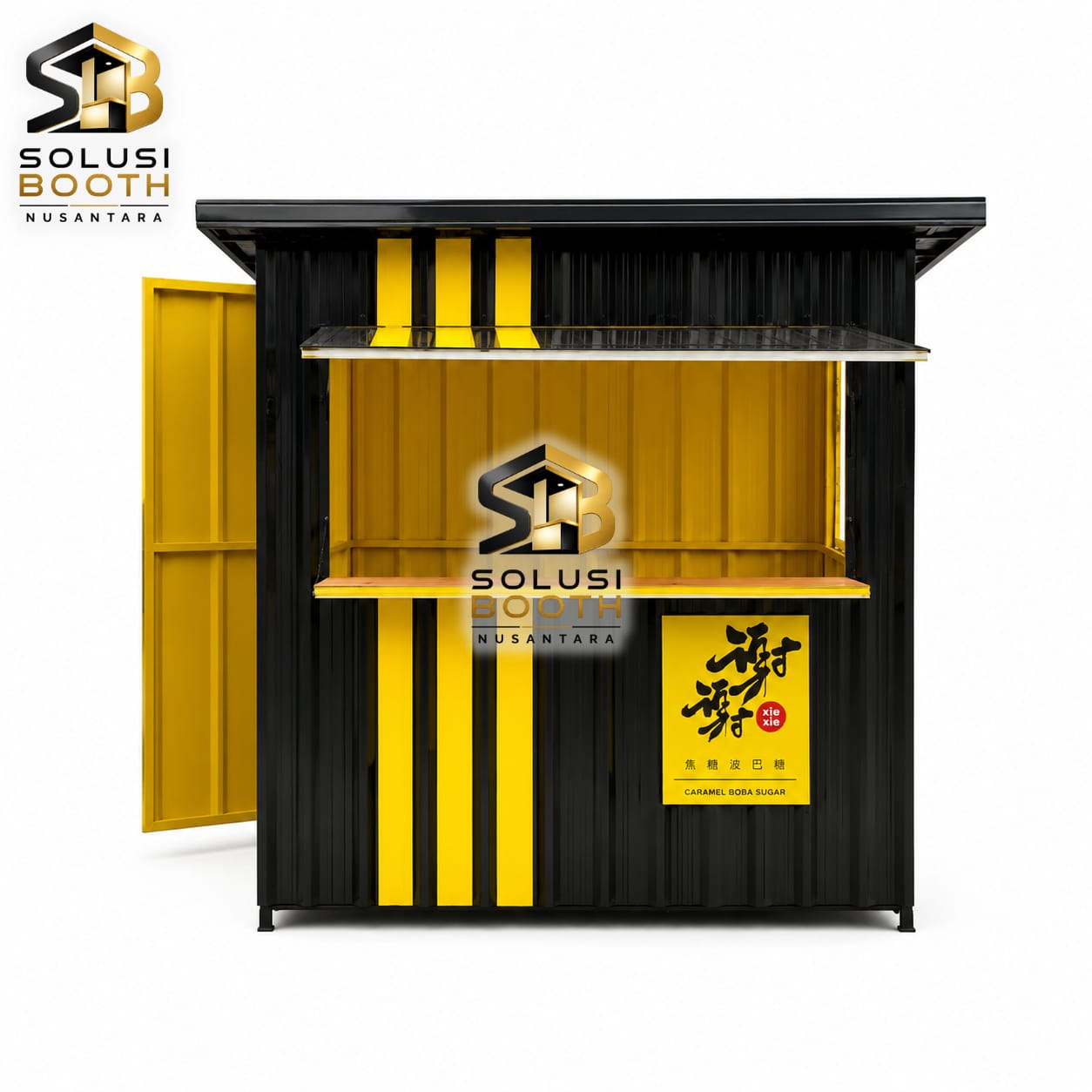 Booth Container Ukuran 2x1.5m